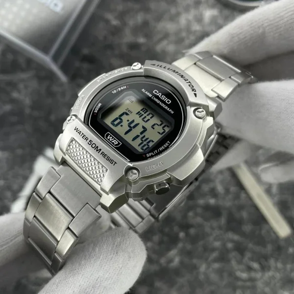 Мужские часы Casio W-219HD-1A фото 5