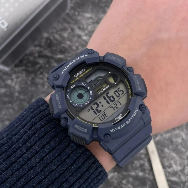 Чоловічий годинник Casio WS-1500H-2A фото 3