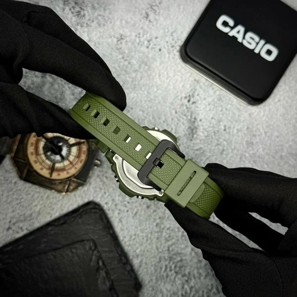 Мужские часы Casio W-219HC-3B фото 6