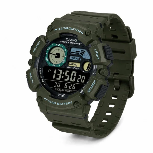 Мужские часы Casio WS-1500H-3B фото 1