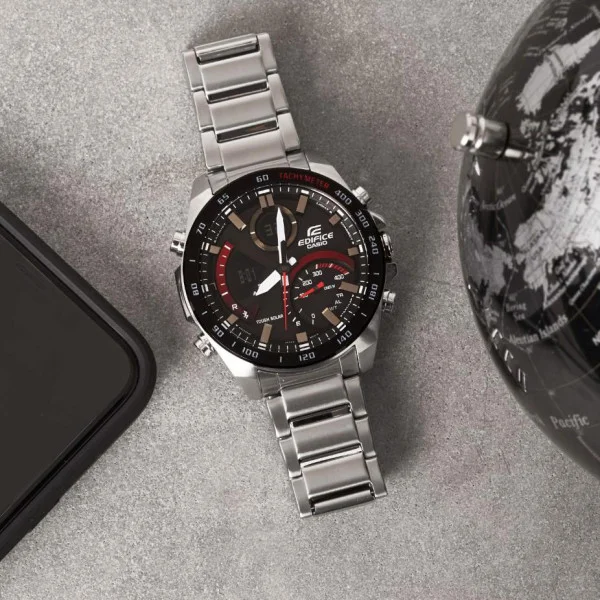 Чоловічий годинник Casio ECB-900DB-1A фото 4