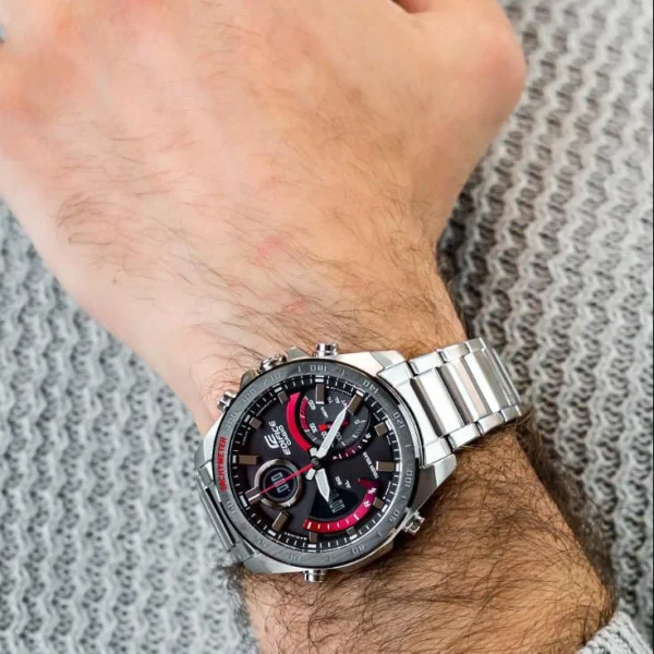 Чоловічий годинник Casio ECB-900DB-1A фото 6