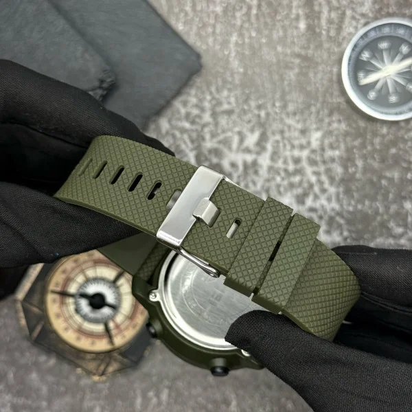 Чоловічий годинник Skmei 1434AGWT Army Green-White фото 6