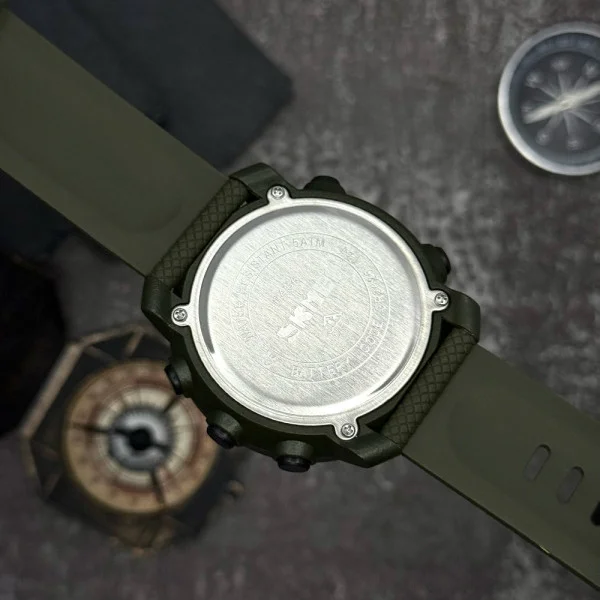 Чоловічий годинник Skmei 1434AGWT Army Green-White фото 5