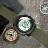 Чоловічий годинник Skmei 1434AGWT Army Green-White фото 4