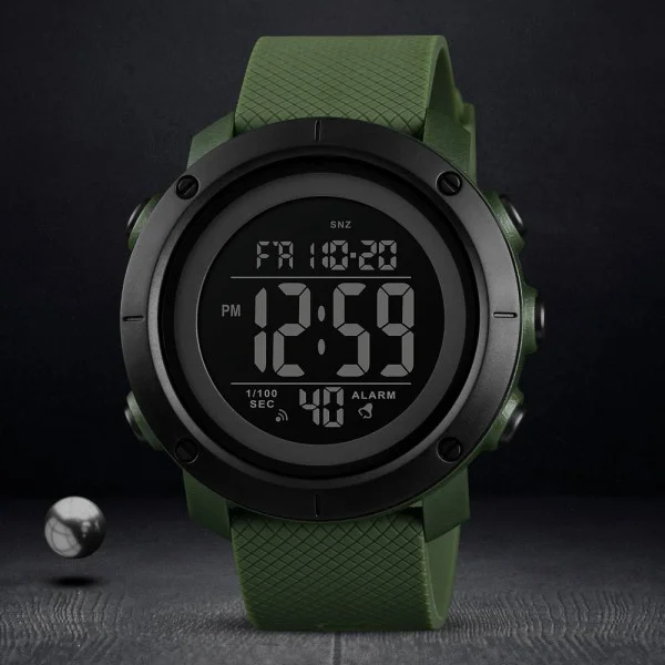 Чоловічий годинник Skmei 1434AGBK Army Green-Black фото 5