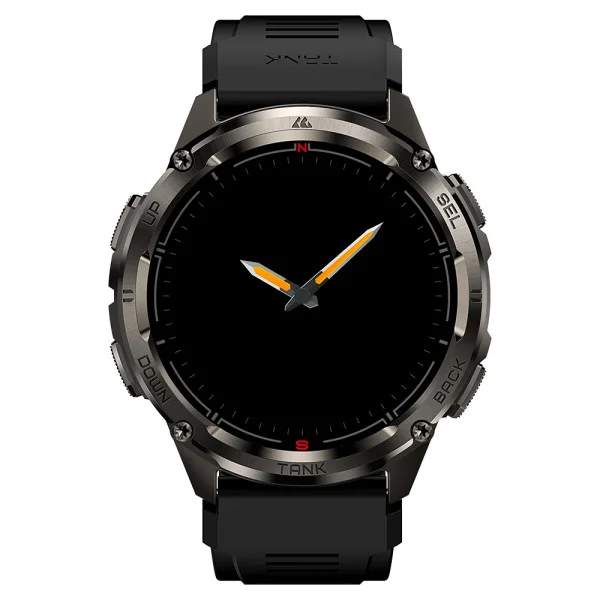 Тактические Умные Часы с Компасом Kospet TANK T3 ULTRA 2 Black + GPS, Спортивные Режимы, Водозащита, Звонки фото 8