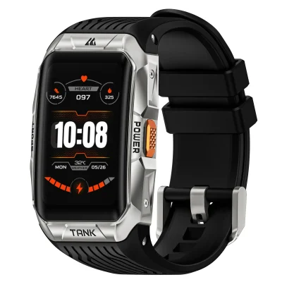 Спортивные Умные Часы Kospet TANK X2 Silver + Спортивные Режимы, Водозащита, Звонки