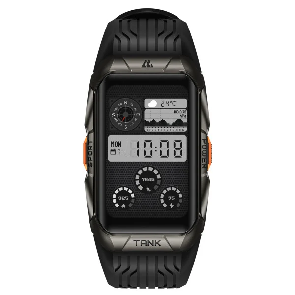 Тактические Умные Часы с Компасом Kospet TANK X2 ULTRA Black + GPS, Спортивные Режимы, Водозащита, Звонки фото 7