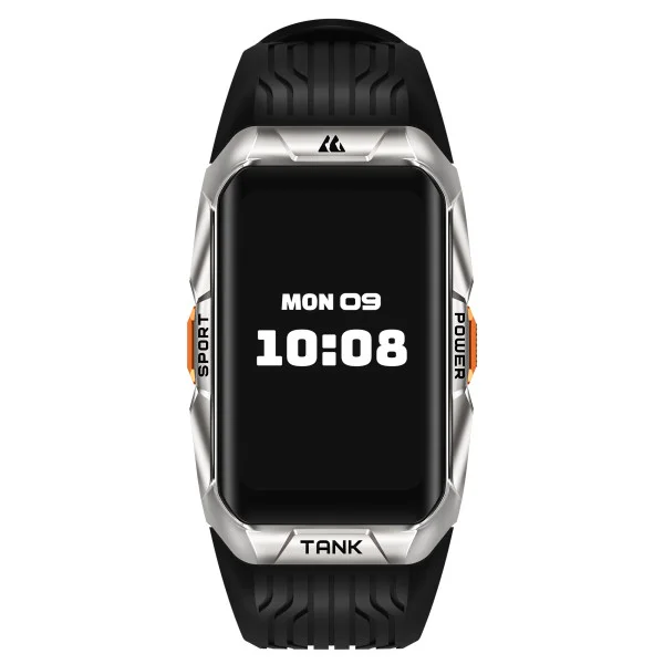 Тактические Умные Часы с Компасом Kospet TANK X2 ULTRA Silver + GPS, Спортивные Режимы, Водозащита, Звонки фото 4