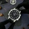 Класичний Чоловічий годинник Casio AMW-880-1A стальний, водонепроникний, Японія фото 9