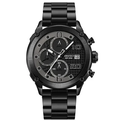 Чоловічий годинник Awarder 016 Black