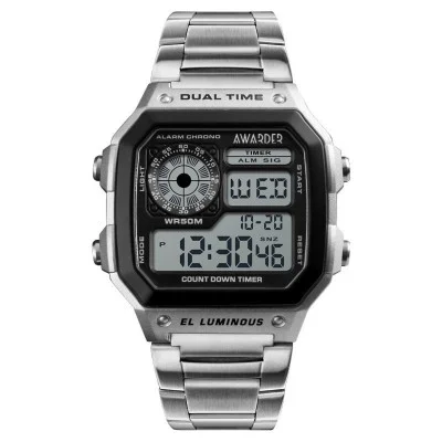 Чоловічий годинник Awarder 011 Silver