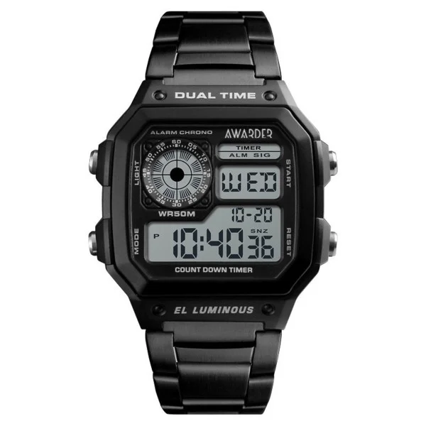 Чоловічий годинник Awarder 011 Black фото 1