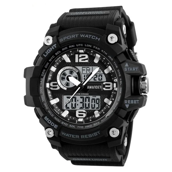 Чоловічий годинник Awarder 012 Black фото 1