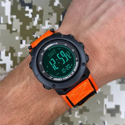 Чоловічий годинник Awarder 036 Nylon Black-Orange