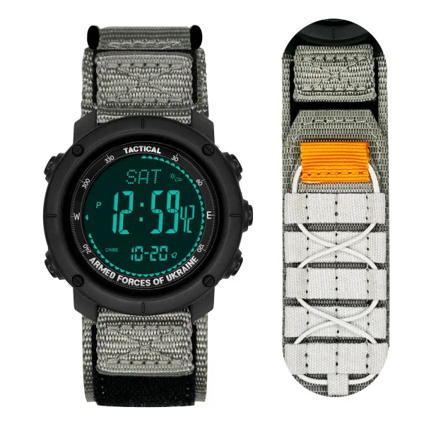 Мужские часы Awarder 036 Nylon Tactic Black-Grey фото 1