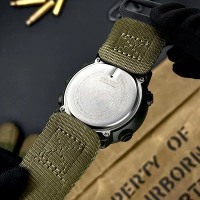 Чоловічий годинник Awarder 036 Nylon Black-Army Green