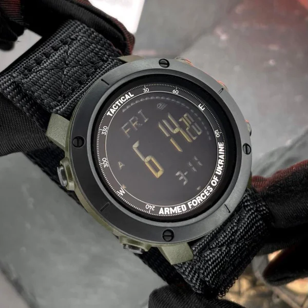 Чоловічий годинник Awarder 036 Nylon Tactic All Black фото 8