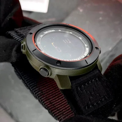 Чоловічий годинник Awarder 036 Nylon Tactic All Black
