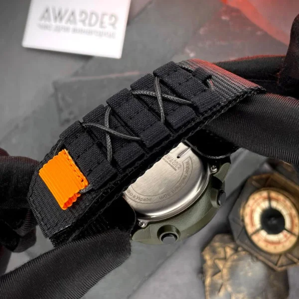 Чоловічий годинник Awarder 036 Nylon Tactic All Black фото 10