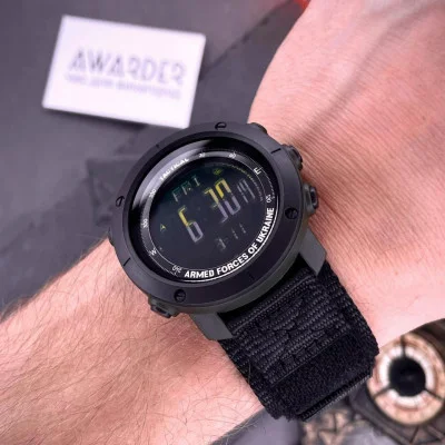 Мужские часы Awarder 036 Nylon Tactic All Black
