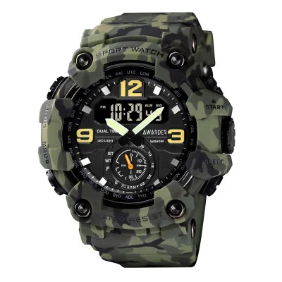 Чоловічий годинник Awarder 004 Camo Green