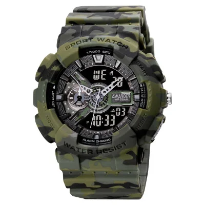 Чоловічий годинник Awarder 005 Camo Green