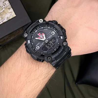 Чоловічий годинник Awarder 001 ЗСУ All Black