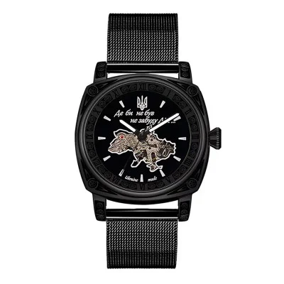 Чоловічий годинник Awarder 021 Де би не був All Black Mesh