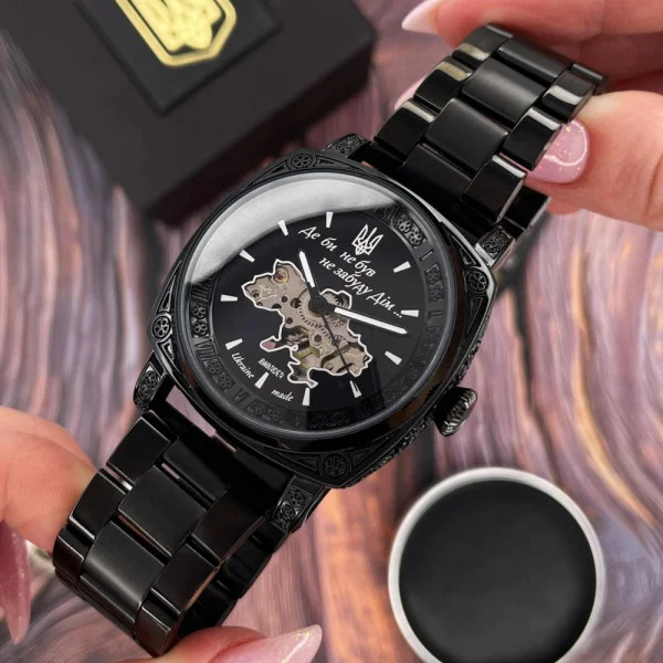Чоловічий годинник Awarder 021 Де би не був All Black Steel фото 4