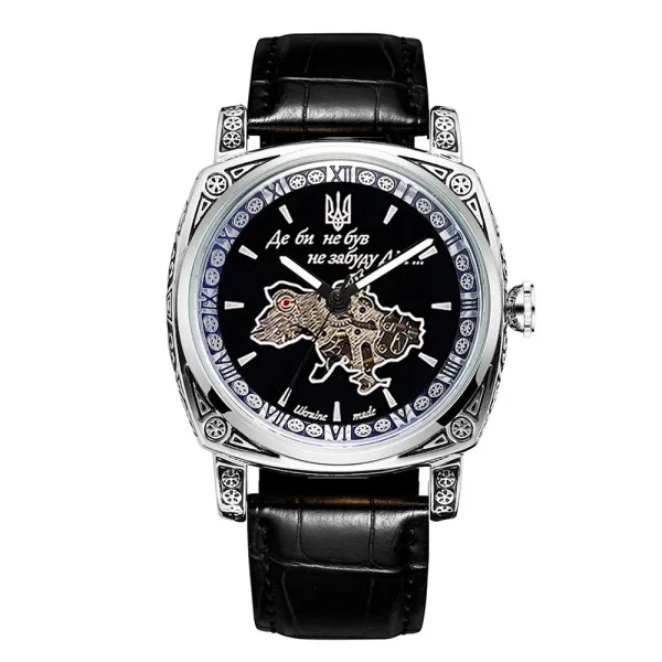 Чоловічий годинник Awarder 021 Де би не був Silver-Black фото 1