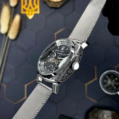Мужские часы Awarder 021 Где бы ни был Silver Mesh