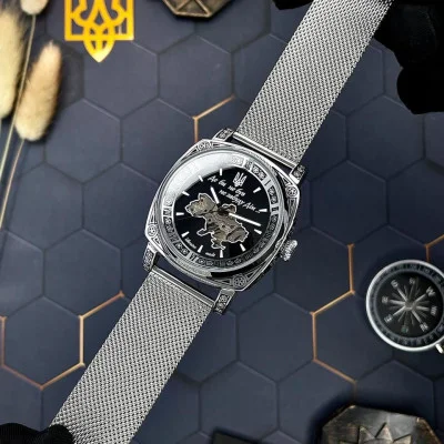 Мужские часы Awarder 021 Где бы ни был Silver Mesh