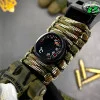 Мужские часы Awarder 005 Трезубец золото Camo Green Паракордовый ремешок Camo Green фото 6