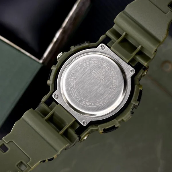 Чоловічий годинник Awarder 005 Тризуб золото Camo Green фото 6