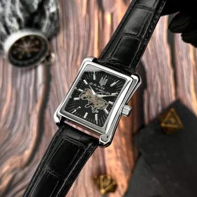 Чоловічий годинник Awarder 053 Де би не був Silver-Black