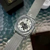 Чоловічий годинник Awarder 021-3D  Де би не був Silver-White Mesh фото 4
