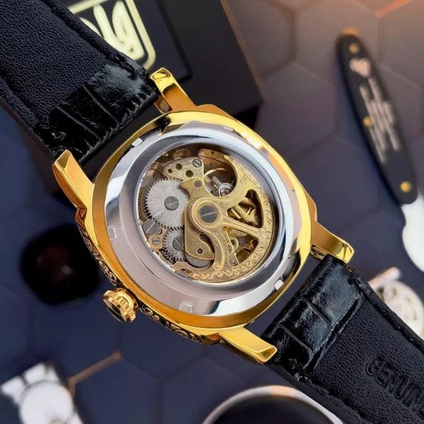 Чоловічий годинник Awarder 021-3D  Де би не був Gold-Black фото 8