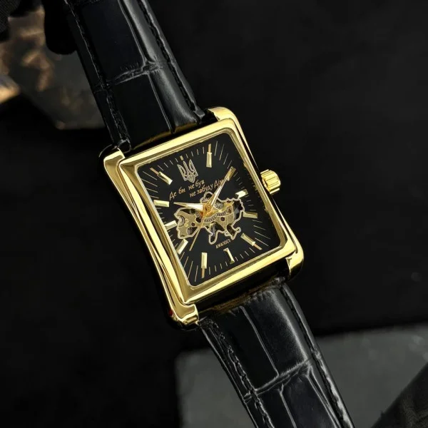 Чоловічий годинник Awarder 053 Де би не був Gold-Black фото 5