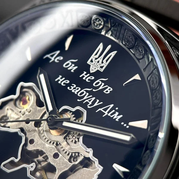 Чоловічий годинник Awarder 021-3D  Де би не був All Black Steel фото 8