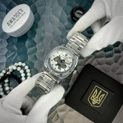 Чоловічий годинник Awarder 021-3D  Де би не був Silver-White Steel