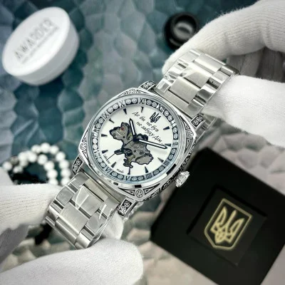 Чоловічий годинник Awarder 021-3D  Де би не був Silver-White Steel