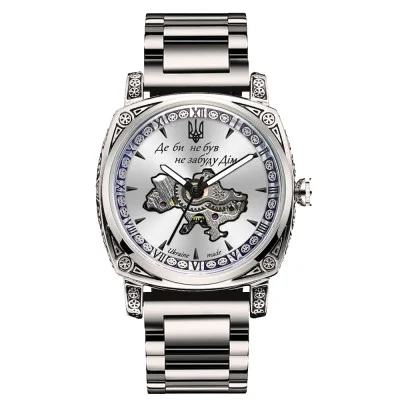 Мужские часы Awarder 021-3D  Где бы ни был Silver-White Steel
