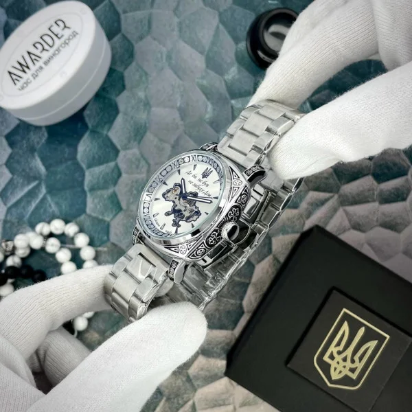 Чоловічий годинник Awarder 021-3D  Де би не був Silver-White Steel фото 6