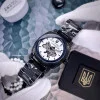 Чоловічий годинник Awarder 021-3D  Де би не був Black-White Mesh фото 4