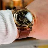 Жіночий годинник Awarder 021 Де би не була Gold-Black-Brown фото 6