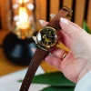 Жіночий годинник Awarder 021 Де би не була Gold-Black-Brown фото 5