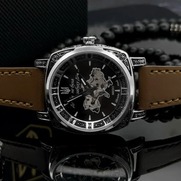Жіночий годинник Awarder 021 Де би не була Silver-Black-Brown фото 7