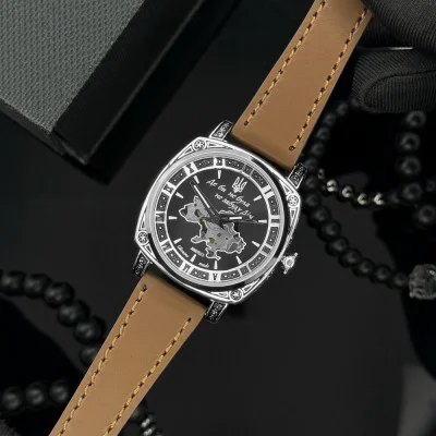 Женские часы Awarder 021 Где бы ни была Silver-Black-Brown